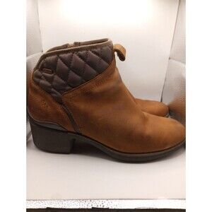 Merrell Chateau II Mid Boots Womens Size 10.5 Waterproof Ankle Brown Quilted